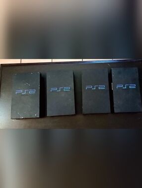 PlayStation PS2 Console Lot in Black and Blue"Read Description"